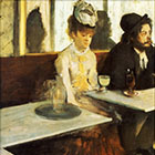 Картина В кафе (Любительница абсента) Эдгар Дега