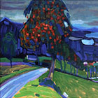 Картина Осень в Мурнау, 1908 Василий Кандинский