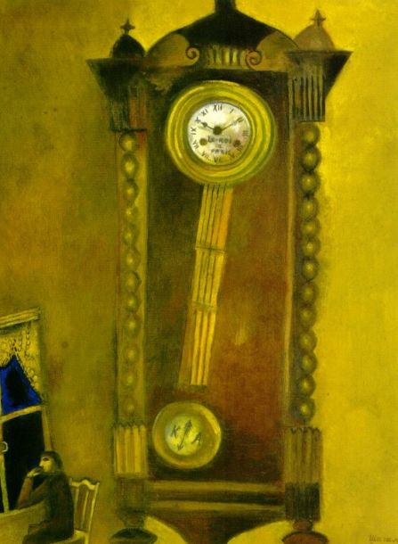 Картина Шагала Часы
