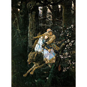 картина васнецова иван царевич на сером волке
