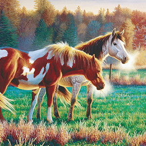 картины лошадей