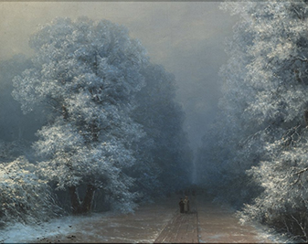 Картина «Зимний пейзаж» Иван Айвазовский