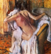 После ванны,1892 - Дега, Эдгар