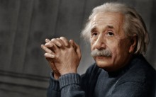 Эйнштейн. Цветное фото