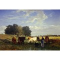 Коровы на лугах Турени - Труайон, Констан