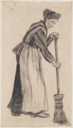 Женщина с метлой (Woman with a Broom), 1882 01 - Гог, Винсент ван