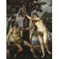 Адам и Ева - Тициан Вечеллио