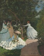 Женщины в саду, 1866 - Моне, Клод
