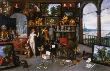 Аллегория зрения (Венера и Купидон в картинной галерее) - Брейгель, Ян (младший)