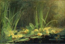 Пруд с лягушками , 1908 - Монтезен, Пьер-Эжен