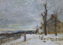 Снег в Венё-Надоне - Сислей, Альфред