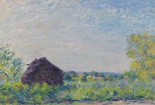 Пейзаж с дровами, 1877 - Сислей, Альфред