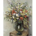 Цветы в стеклянной вазе, 1960 - Диф, Марсель