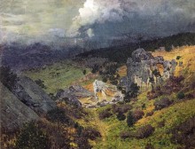 Крымские горы. 1886 - Левитан, Исаак Ильич