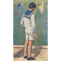 Мальчик на краю пруда Люксембургского сада - Мартен, Анри Жан Гийом