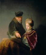 Руперт, принц Палатинский, со своим наставником - Рембрандт, Харменс ван Рейн