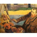 Портрет Винсента ван Гога, рисующего подсолнухи, 1888 - Гоген, Поль 