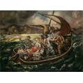 Христос в шторм в море Галилейском - Кирико, Джорджо де