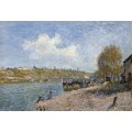 Прачки на берегу реки, 1884 - Сислей, Альфред