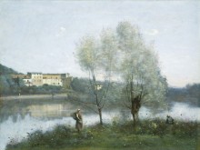 Пейзаж в Виль-д'Авре - Коро, Жан-Батист Камиль