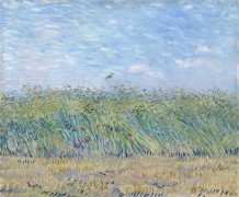 Пшеничное поле с жаворонком (Wheat Field with a Lark), 1887 - Гог, Винсент ван
