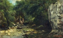Ручей в Пюи-Нуар близ Орнана - Курбе, Гюстав