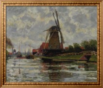 Мельница в воде - Писсаро, Людовик Родо