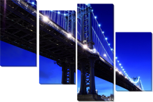 Модульная картина «Мост в Нью Йорке»