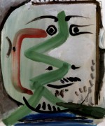 Портрет бородатого человека,1964 - Пикассо, Пабло