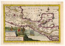 Античные карты Юкатана, Гондурас ван дер Аа