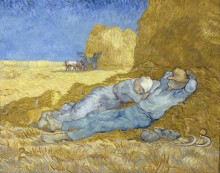 Отдых после работы (по мотивам Милле) (Resting after Work (after Millet), 1889 - Гог, Винсент ван
