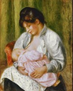 Мать с ребенком - Ренуар, Пьер Огюст