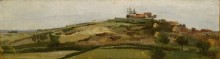 Пейзаж с видом на Лорме - Коро, Жан-Батист Камиль