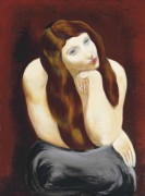 Сидящая молодая женщина - Кислинг, Моисей