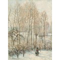 Утро, солнечный эффект, зима, 1895 - Писсарро, Камиль