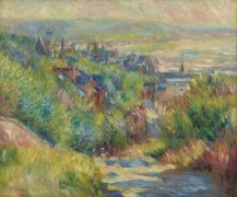 Холмистый пейзаж с видом на Трувиль - Ренуар, Пьер Огюст