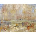 Карнавал на пляже, 1887 - Энсор, Джеймс
