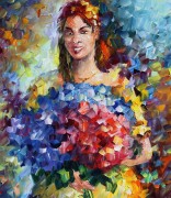Дама с цветами - Афремов, Леонид 