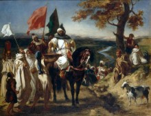 Марокканский шах навещает свой клан - Делакруа, Эжен 