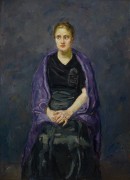 Портрет дамы с фиолетовой шалью - Бекман, Макс