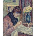 Женщина за шитьем, 1893 - Люс, Максимильен