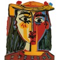 Бюст женщины в шляпе, 1962 - Пикассо, Пабло