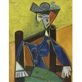 Женщина на стуле - Пикассо, Пабло