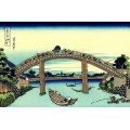 Мост Фукагава - Кацусика, Хокусай