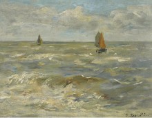 Лодки в море, 1888-95 - Буден, Эжен