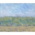 Пшеничное поле с жаворонком (Wheat Field with a Lark), 1887 - Гог, Винсент ван