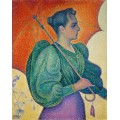 Женщина с зонтиком - Синьяк, Поль