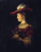 Портрет Саскии в профиль - Рембрандт, Харменс ван Рейн
