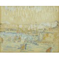 Порт в Марселе, 1904 - Синьяк, Поль