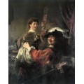 Автопортрет с Саскией в образе блудного сына - Рембрандт, Харменс ван Рейн